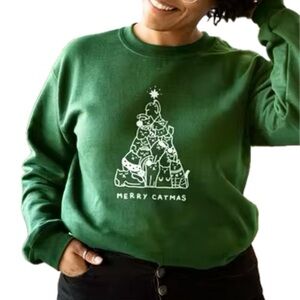 Merry Catsmas Sweatshirt XL